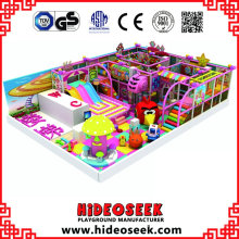 Candy Theme Indoor Playground Equipment con artículos eléctricos